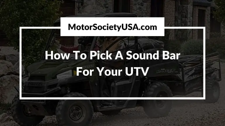 UTV Sound bar